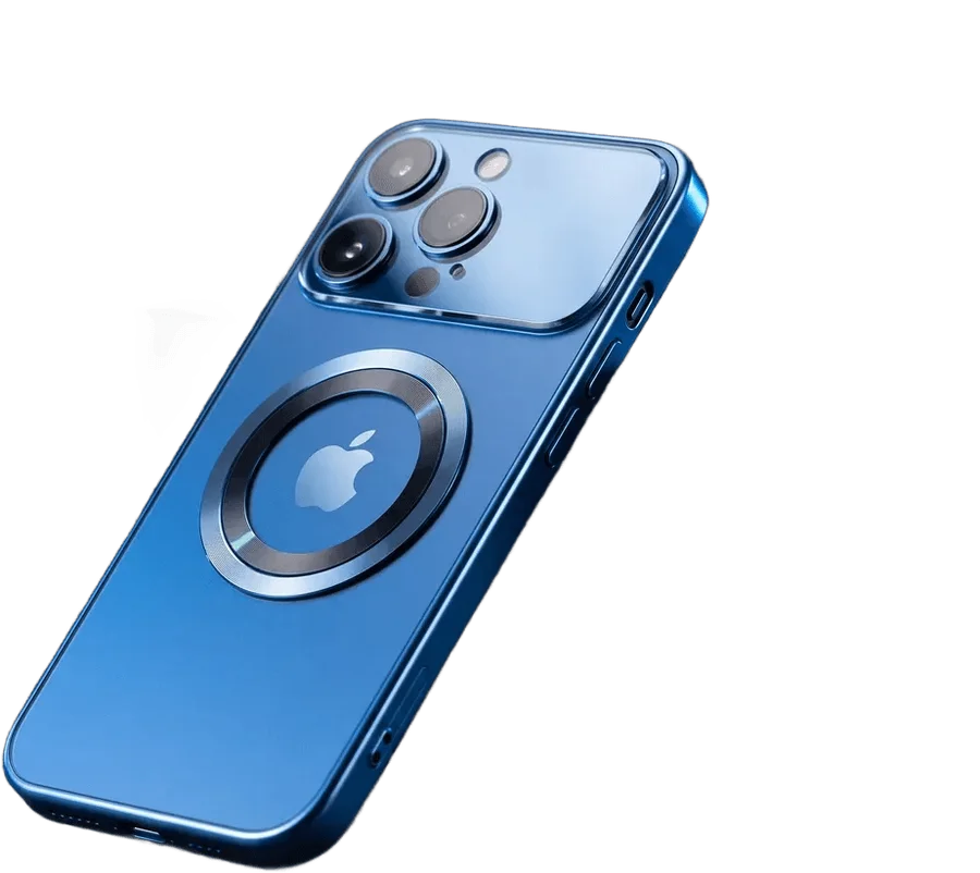 Capinha Espelhada com Anel para iPhone